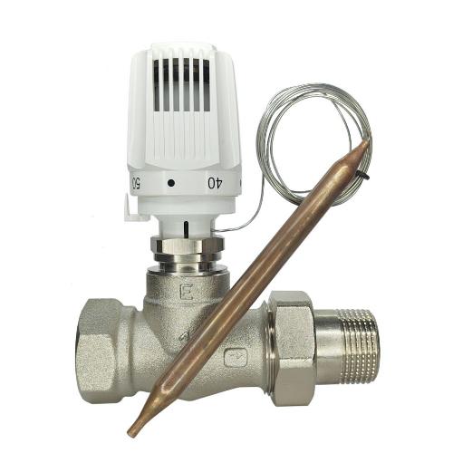 18815   TERMICUS T70V7723-25 Регулятор температуры прямого действия, DN25, +40...+70°С,  Kvs 5,0 м3/час, с выносным термобаллоном