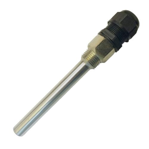 20392 Termicus Гильза для погружного датчика, нержавеющая сталь, 1/2", 11 мм,  L135 мм