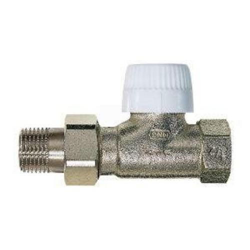 08207 Honeywell V2000DUB15 Клапан термостатический радиаторный прямой, 1/2", Kvs 1.85, Ру 10, 130 С, dPmax=1бар, высокий расход
